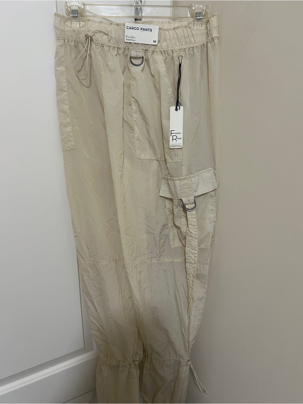 Beige Cargo Pants - Men's